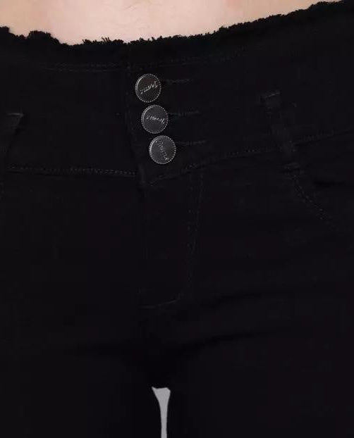 Button Denim Jeans for Women