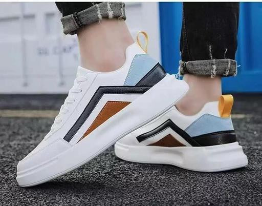 Xylus White Casual Sneakers for Men
