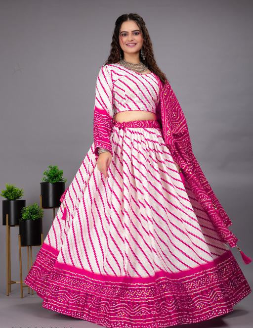 Abhisarika Graceful Embroidered Lehenga Set – Choli & Dupatta