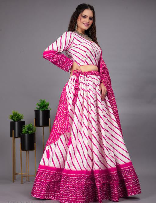 Abhisarika Graceful Embroidered Lehenga Set – Choli & Dupatta