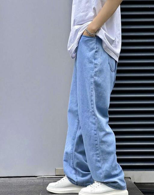 Baggy Men's Ice Blue Jeans