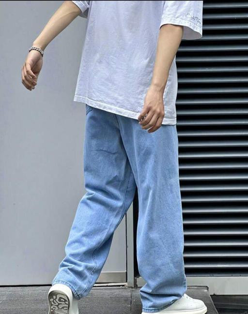 Baggy Men's Ice Blue Jeans