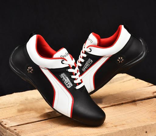 Black-White Running Shoes for Men