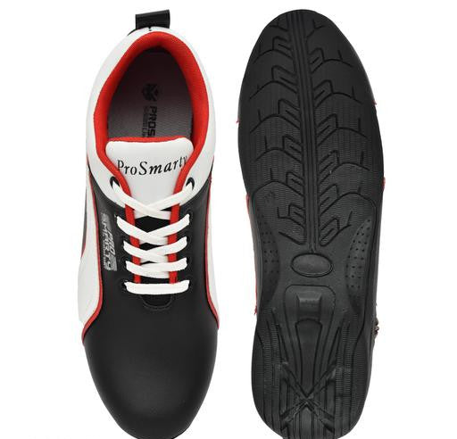Black-White Running Shoes for Men