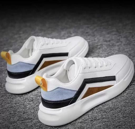 Xylus White Casual Sneakers for Men