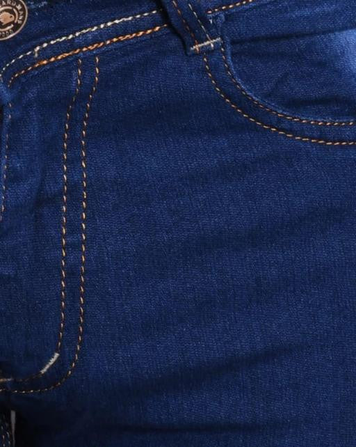 Men's Dyed/Washed Denim Jeans - Royal Blue