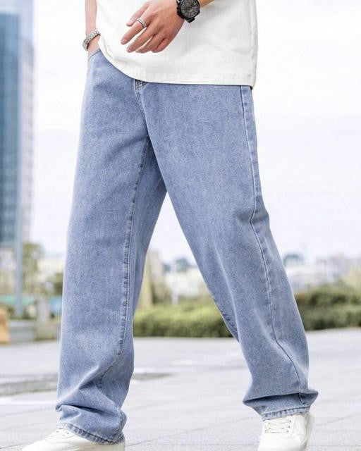 Baggy Men's Ice Blue Jeans
