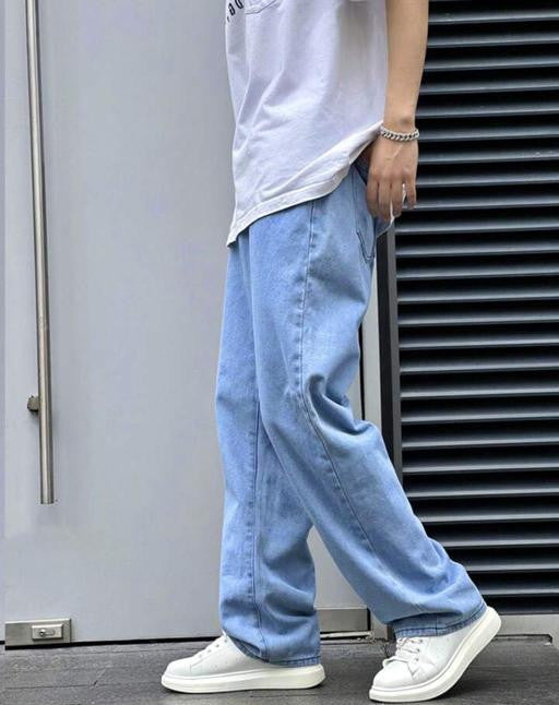 Baggy Men's Ice Blue Jeans