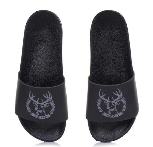 Printed Leather Sliders & Flip-Flops for Men & Boys