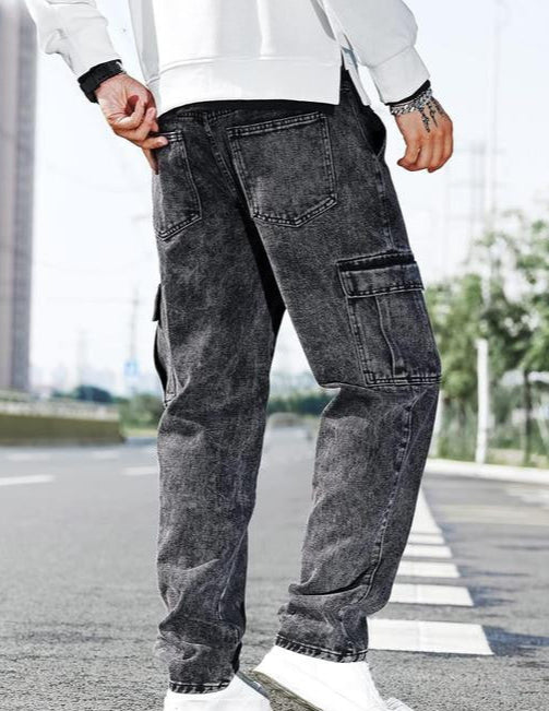 Pocket Mom-Fit Jeans for Men