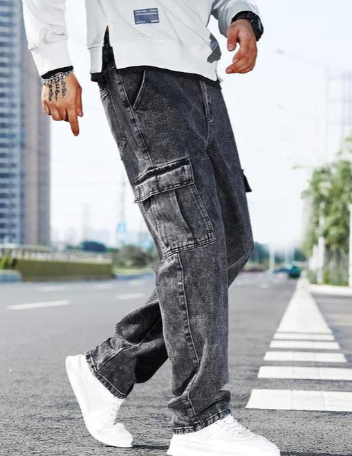 Pocket Mom-Fit Jeans for Men
