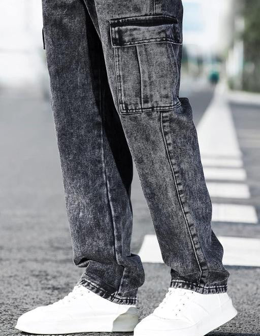 Pocket Mom-Fit Jeans for Men