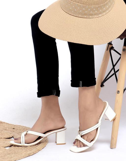 Casual Block Heels Sandals for Women & College Girls