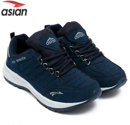 Asian COSCO Navy Sports Shoes for Men